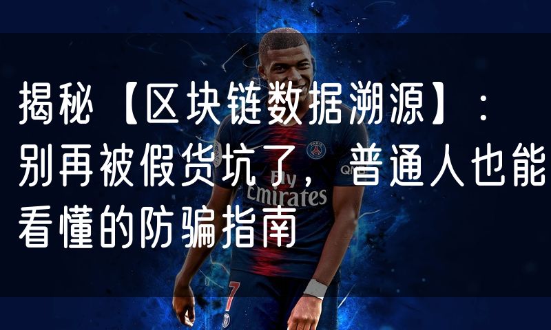 揭秘【区块链数据溯源】:别再被假货坑了,普通人也能看懂的防骗指南