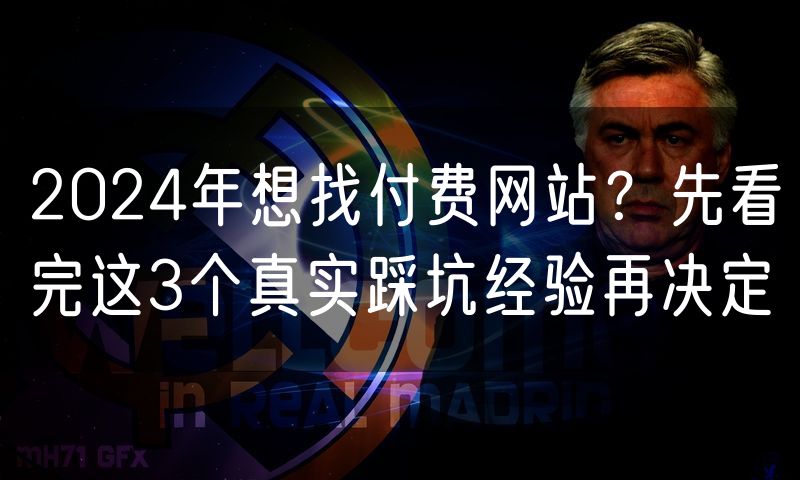 2024年想找付费网站?先看完这3个真实踩坑经验再决定