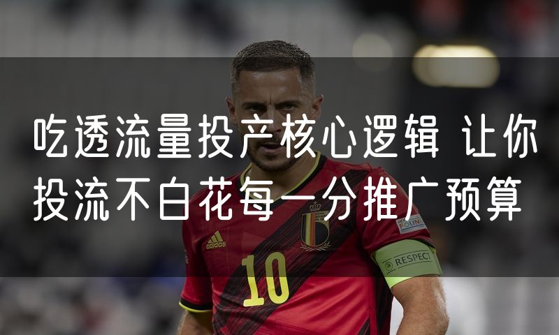 吃透流量投产核心逻辑 让你投流不白花每一分推广预算