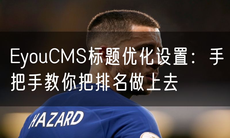 EyouCMS标题优化设置:手把手教你把排名做上去(10)