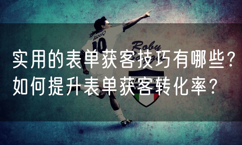 实用的表单获客技巧有哪些?如何提升表单获客转化率?(8)