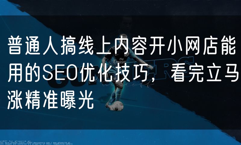 普通人搞线上内容开小网店能用的SEO优化技巧,看完立马涨精准曝光(14)