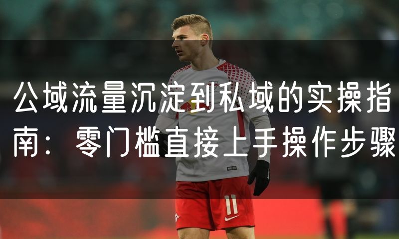 公域流量沉淀到私域的实操指南：零门槛直接上手操作步骤