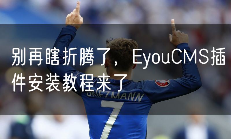 别再瞎折腾了，EyouCMS插件安装教程来了(16)
