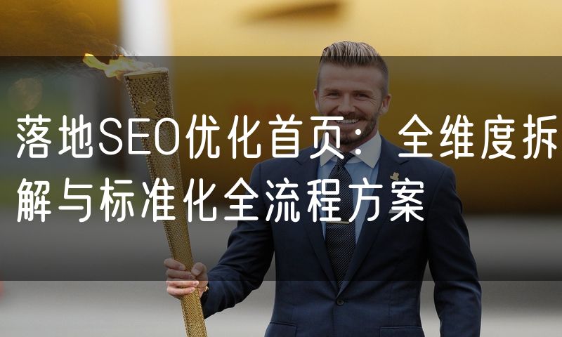 落地SEO优化首页:全维度拆解与标准化全流程方案(0)