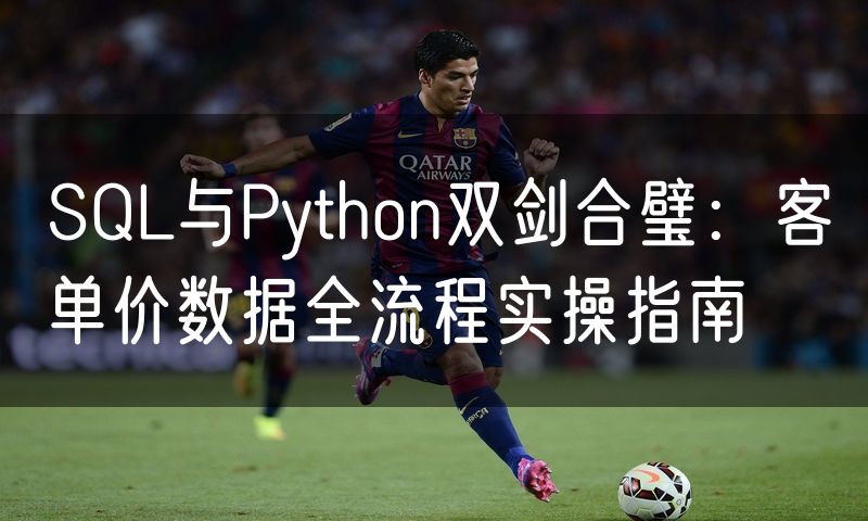 SQL与Python双剑合璧:客单价数据全流程实操指南