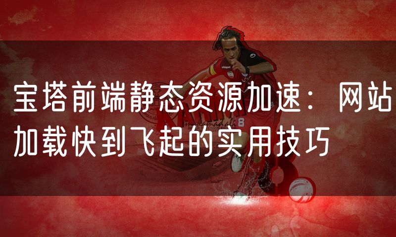 宝塔前端静态资源加速：网站加载快到飞起的实用技巧