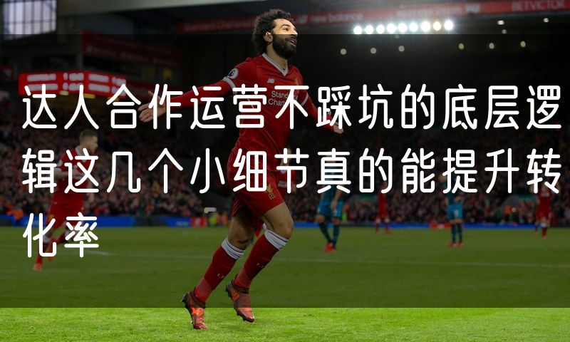 达人合作运营不踩坑的底层逻辑这几个小细节真的能提升转化率(6)
