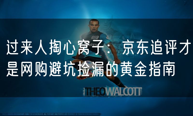 过来人掏心窝子：京东追评才是网购避坑捡漏的黄金指南
