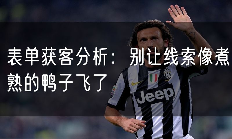 表单获客分析：别让线索像煮熟的鸭子飞了(8)