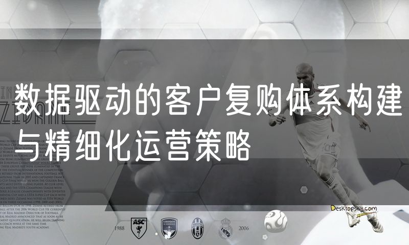 数据驱动的客户复购体系构建与精细化运营策略