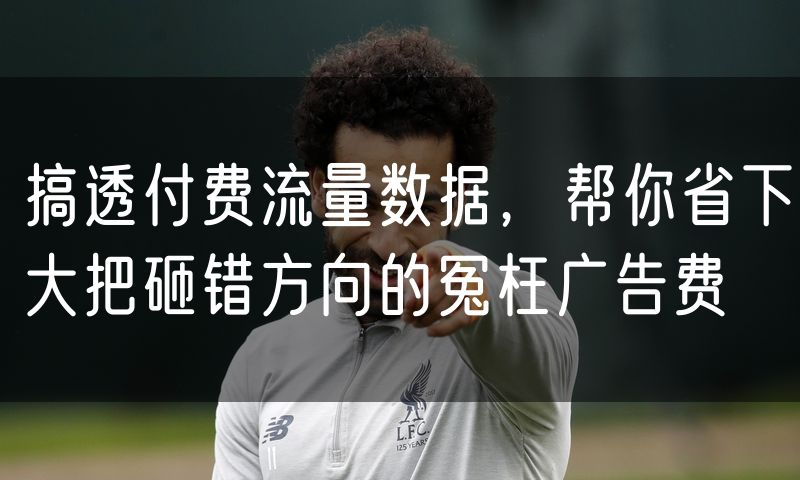 搞透付费流量数据,帮你省下大把砸错方向的冤枉广告费