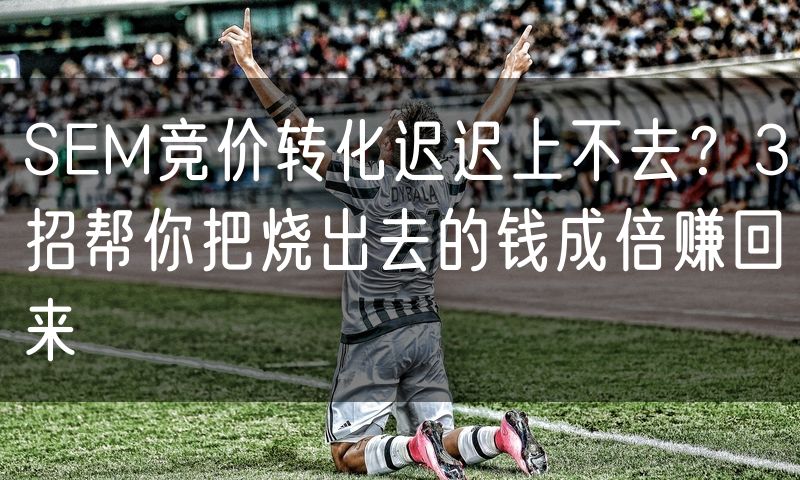 SEM竞价转化迟迟上不去？3招帮你把烧出去的钱成倍赚回来