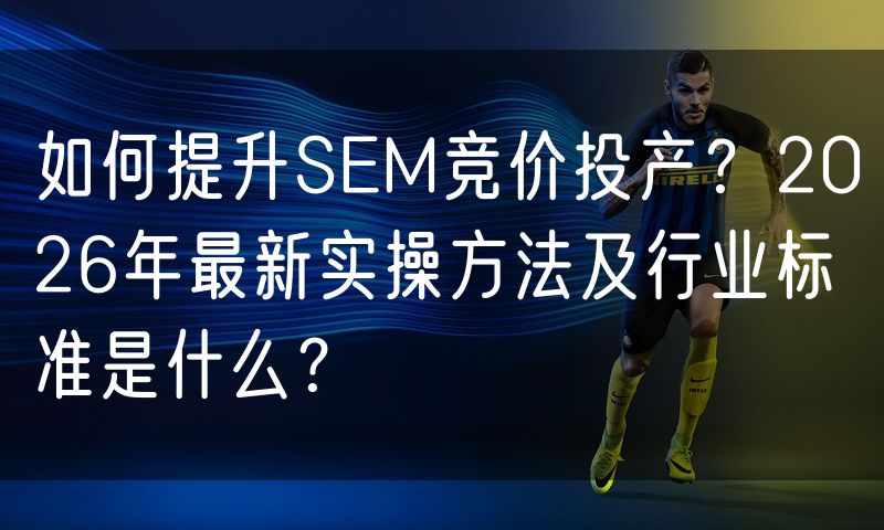 如何提升SEM竞价投产?2026年最新实操方法及行业标准是什么?(4)