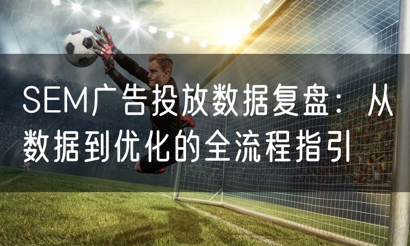 SEM广告投放数据复盘:从数据到优化的全流程指引(4)