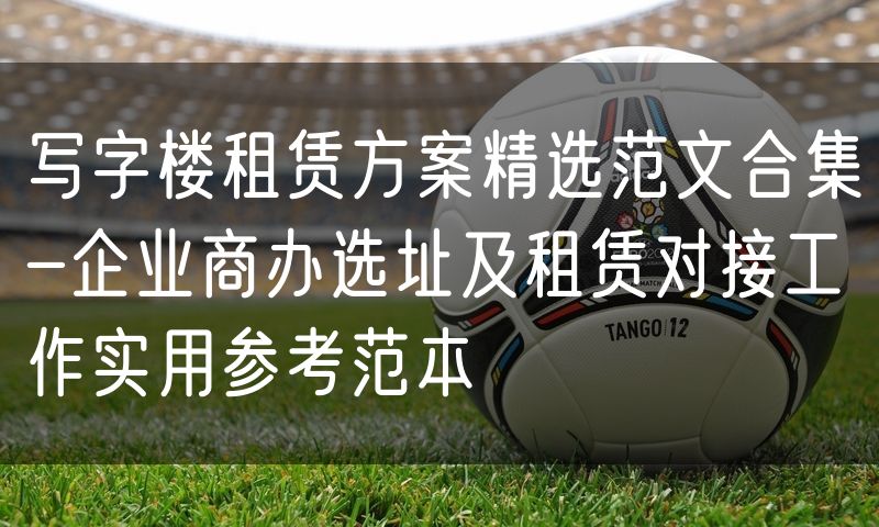 写字楼租赁方案精选范文合集-企业商办选址及租赁对接工作实用参考范本
