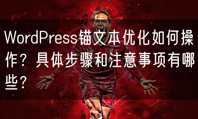 WordPress锚文本优化如何操作?具体步骤和注意事项有哪些?
