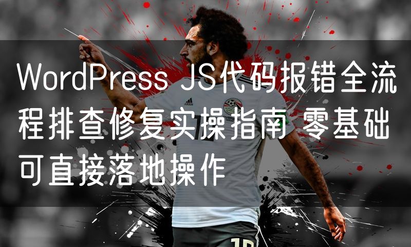 WordPress JS代码报错全流程排查修复实操指南 零基础可直接落地操作