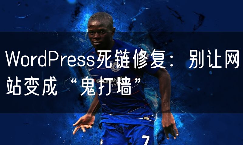 WordPress死链修复:别让网站变成“鬼打墙”