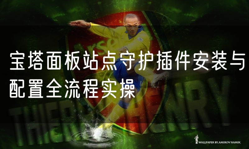 宝塔面板站点守护插件安装与配置全流程实操
