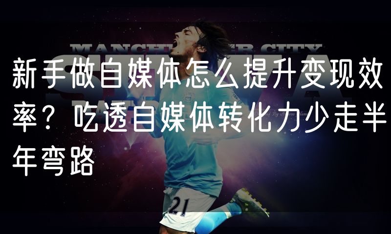 新手做自媒体怎么提升变现效率?吃透自媒体转化力少走半年弯路(8)