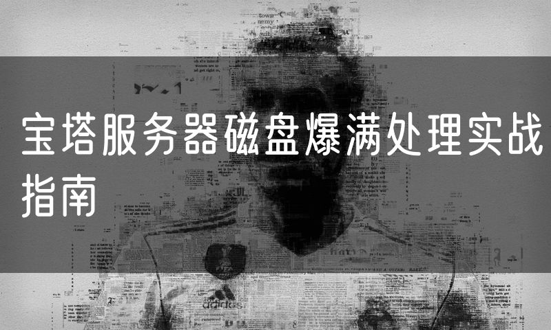 宝塔服务器磁盘爆满处理实战指南