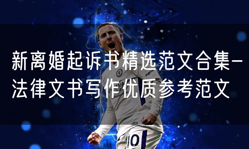 新离婚起诉书精选范文合集-法律文书写作优质参考范文