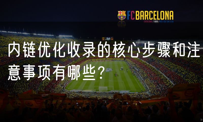 内链优化收录的核心步骤和注意事项有哪些?