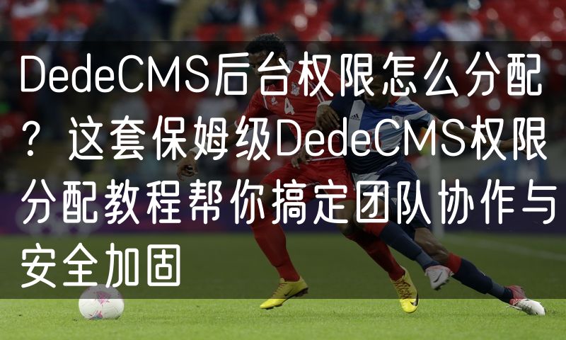 DedeCMS后台权限怎么分配？这套保姆级DedeCMS权限分配教程帮你搞定团队协作与安全加固(8)