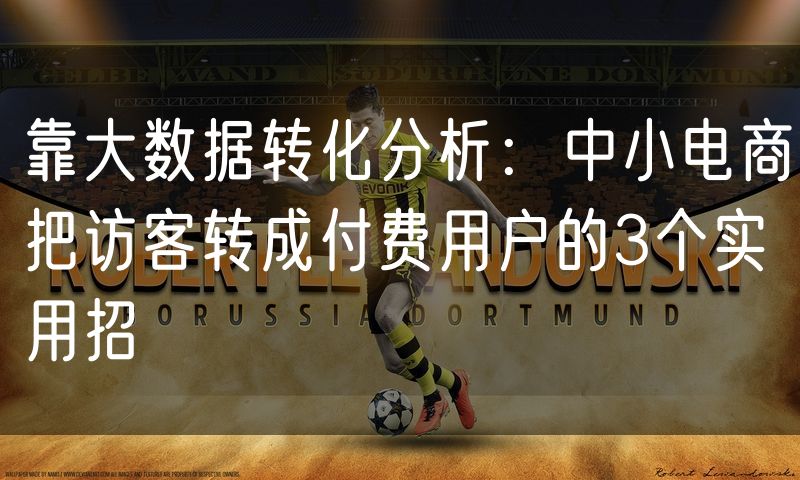 靠大数据转化分析:中小电商把访客转成付费用户的3个实用招