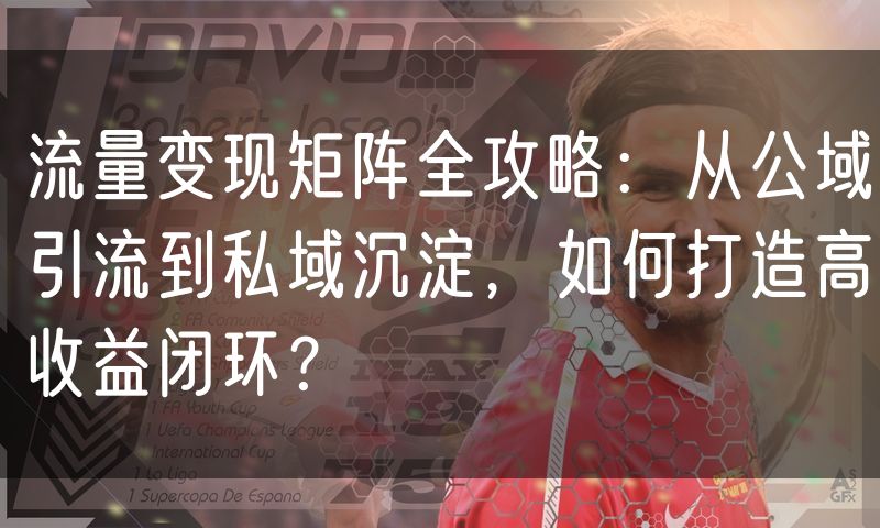 流量变现矩阵全攻略：从公域引流到私域沉淀，如何打造高收益闭环？