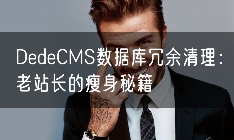 DedeCMS数据库冗余清理：老站长的瘦身秘籍(0)