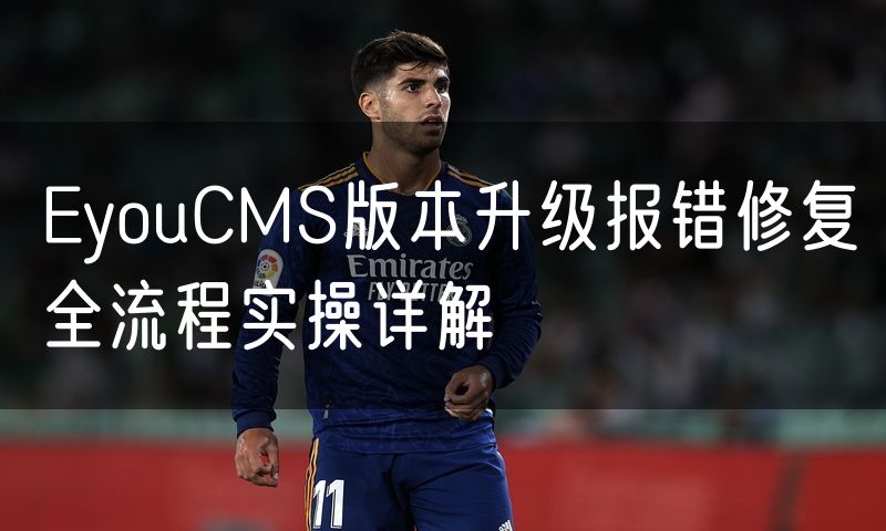 EyouCMS版本升级报错修复全流程实操详解(0)