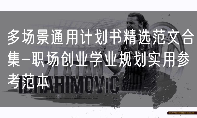 多场景通用计划书精选范文合集-职场创业学业规划实用参考范本