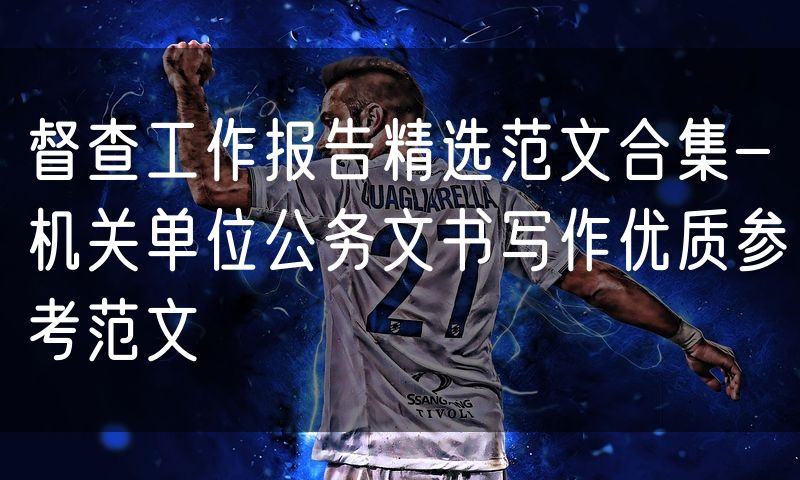督查工作报告精选范文合集-机关单位公务文书写作优质参考范文