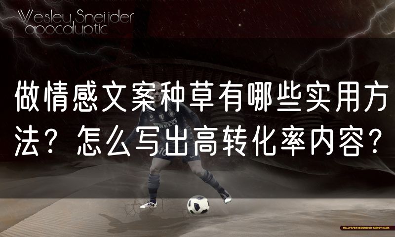 做情感文案种草有哪些实用方法?怎么写出高转化率内容?(10)