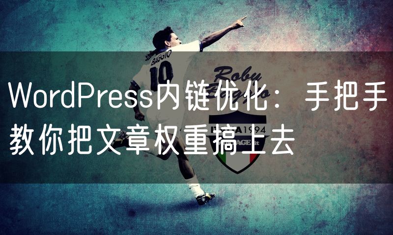 WordPress内链优化：手把手教你把文章权重搞上去