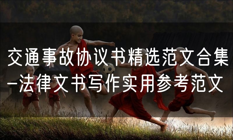 交通事故协议书精选范文合集-法律文书写作实用参考范文
