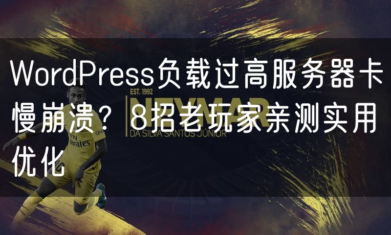 WordPress负载过高服务器卡慢崩溃？8招老玩家亲测实用优化