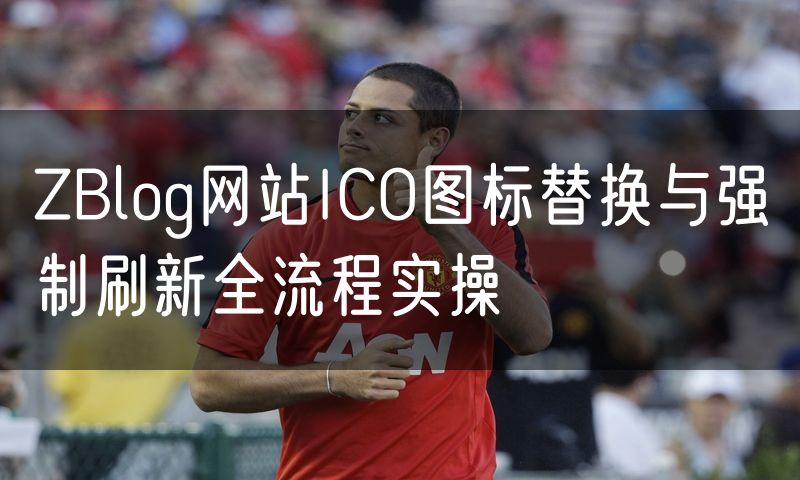 ZBlog网站ICO图标替换与强制刷新全流程实操