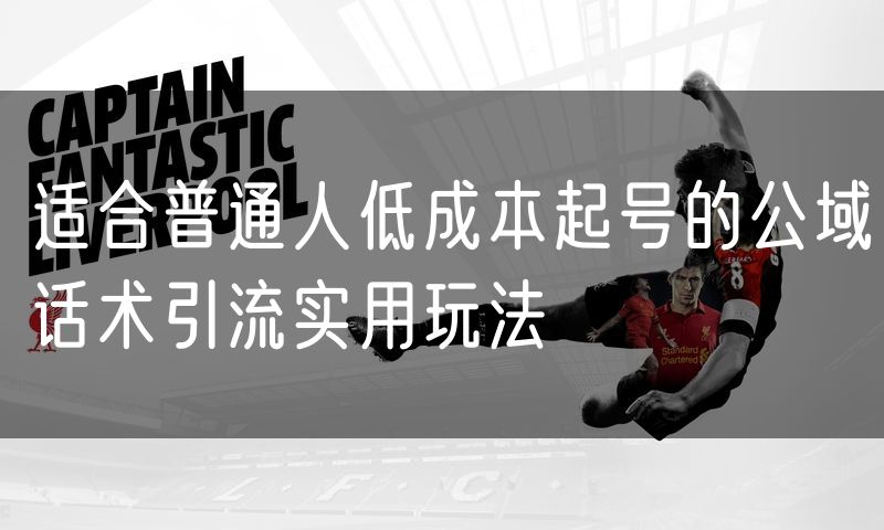 适合普通人低成本起号的公域话术引流实用玩法