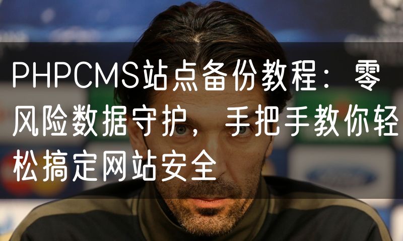 PHPCMS站点备份教程：零风险数据守护，手把手教你轻松搞定网站安全