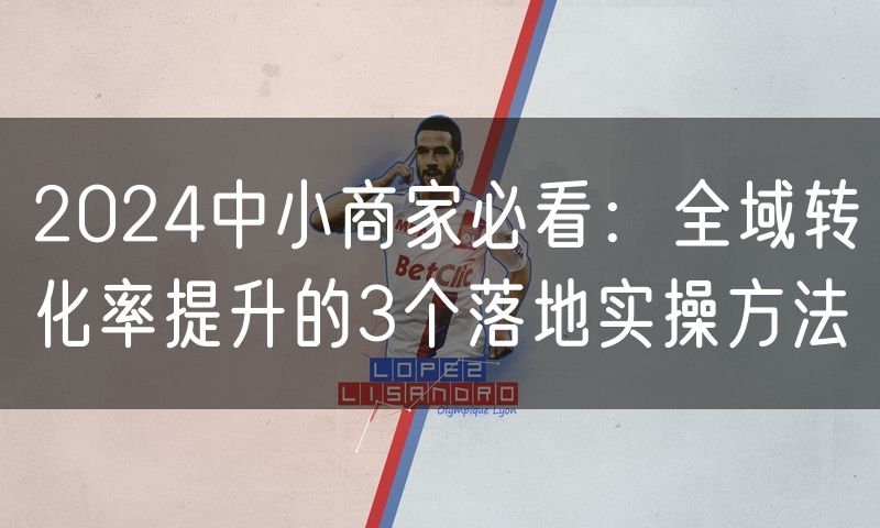 2024中小商家必看:全域转化率提升的3个落地实操方法(3)