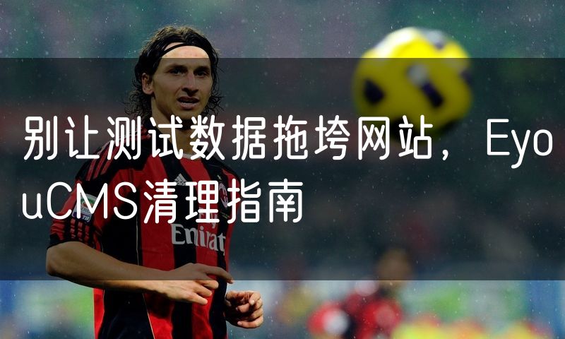 别让测试数据拖垮网站,EyouCMS清理指南(16)