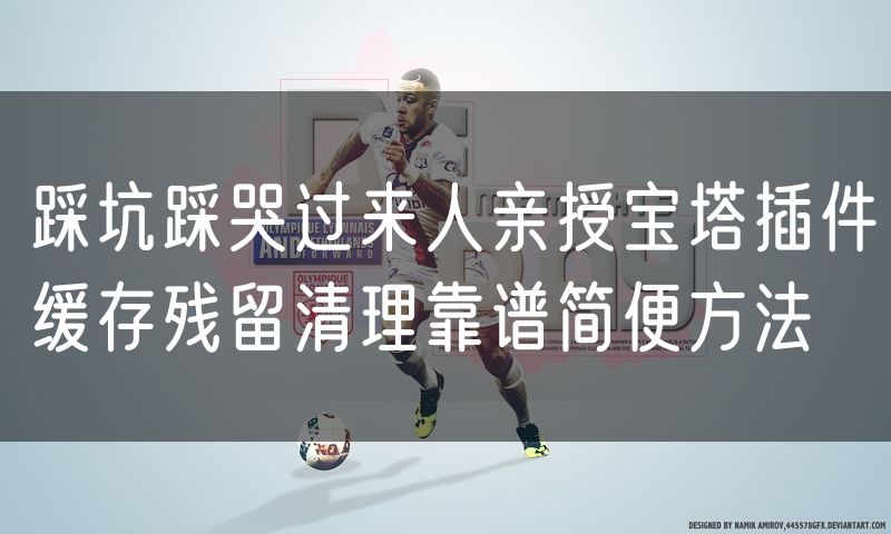 踩坑踩哭过来人亲授宝塔插件缓存残留清理靠谱简便方法