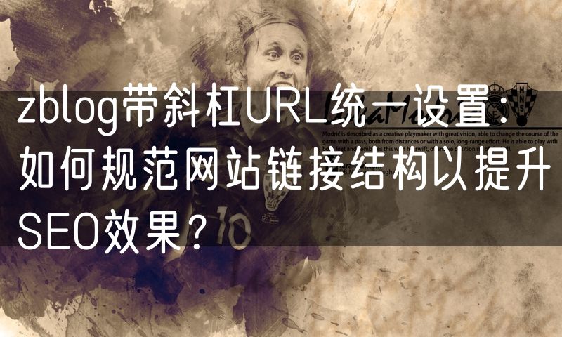 zblog带斜杠URL统一设置:如何规范网站链接结构以提升SEO效果?