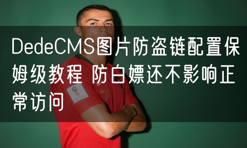 DedeCMS图片防盗链配置保姆级教程 防白嫖还不影响正常访问(10)