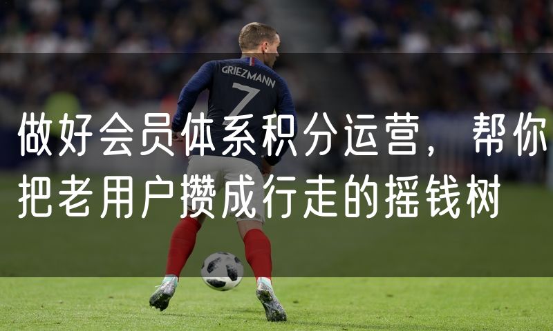 做好会员体系积分运营，帮你把老用户攒成行走的摇钱树