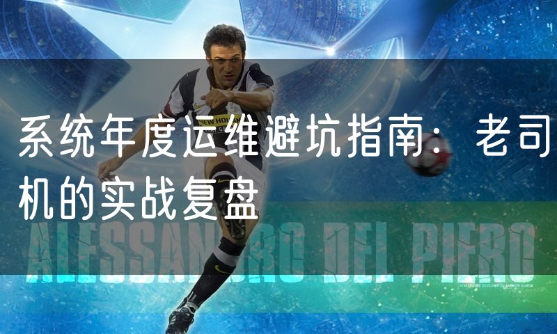 系统年度运维避坑指南:老司机的实战复盘(4)