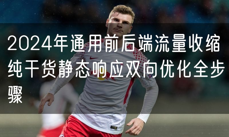 2024年通用前后端流量收缩纯干货静态响应双向优化全步骤